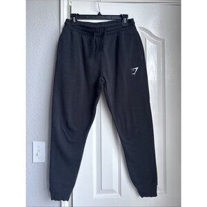 Gymshark Joggers Mens Black Sweatpants Workout Pants Size Small